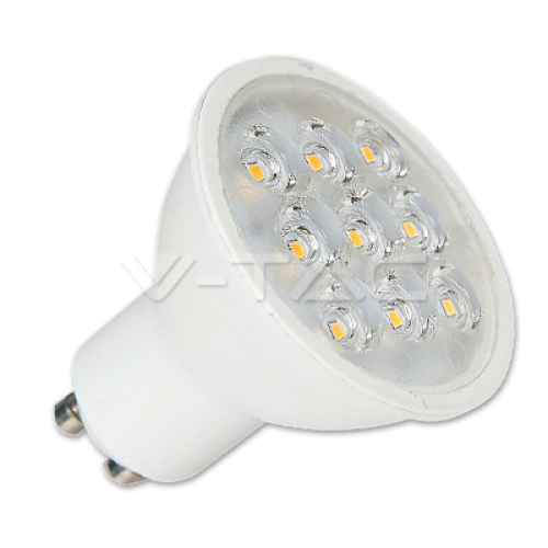 LED лампочка - LED Spotlight - 3W GU10 Plastic White
